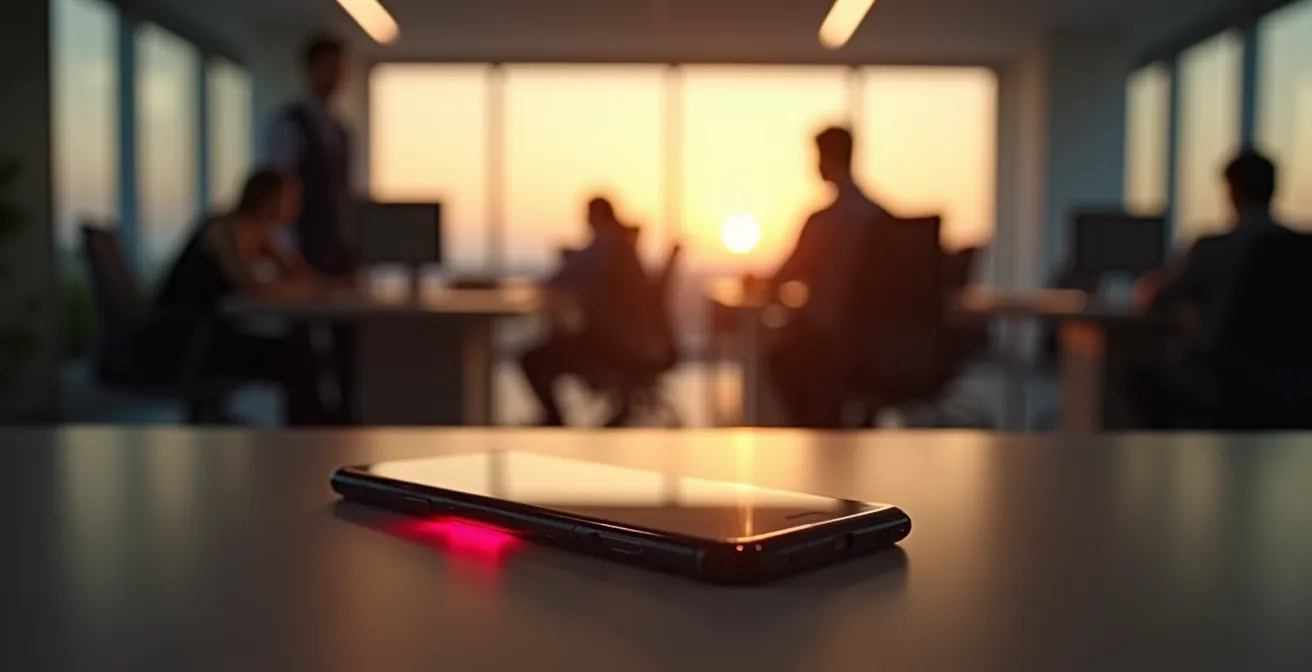 Personal smartphone creating security vulnerability in corporate environment